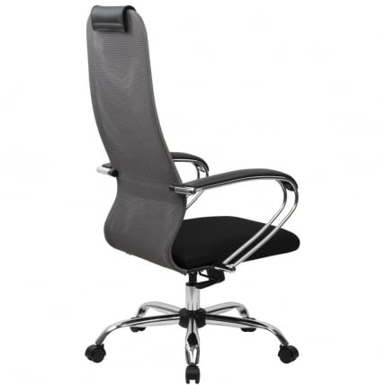 Кресло руководителя БРАБИКС ПРЕМИУМ Ултимате ЕКС-800 хром Черное/серое / BRABIX PREMIUM Ultimate EX-800_3
