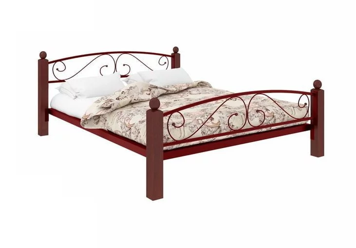 Кровать Вероника Лукс Плус 1800х2000 Красная / Lux Plus_0