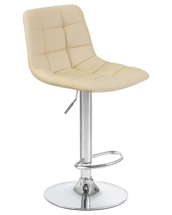 Стул барный ДОБРИН ТАИЛОР экокожа Кремовый / DOBRIN TAILOR_1