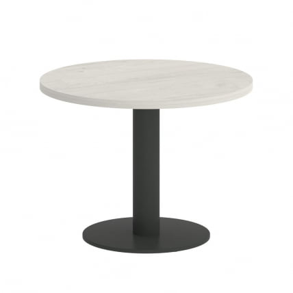 Стол журнальный круглый ХОМЕ ОФФИCЕ ВР.СП-5-60.1Г Дуб Наварра/Антрацит металл / HOME OFFICE VR.SP-5-60.1G_0