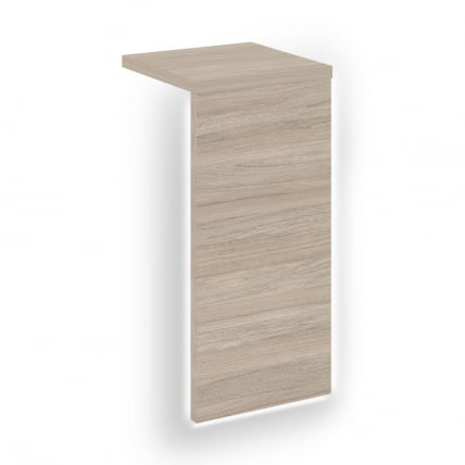 Накладка с подсветкой прямая высокая для О.Р-Ф.МП.В-78 ОНИКС О.Р-НП.В-78.1.С Дуб Аттик / О.R-F.MP.V-78 ONIX О.R-NP.V-78.1.S_0