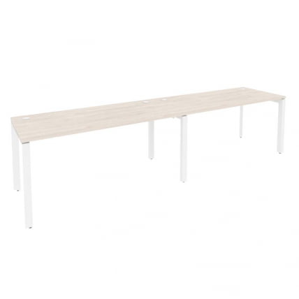 Рабочая станция на П-образном м/к ОНИКС О.МП-РС-2.4.7 Денвер Светлый/Белый / ONIX O.MP-RS-2.4.7_0