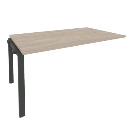 Проходной наборный элемент переговорного стола ОНИКС О.МП-НПРГ-4 Дуб Аттик/Антрацит / ONIX O.MP-NPRG-4_0
