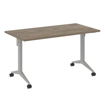 Стол складной мобильный КС-Пулл КС.М-3.7 Тиквуд Темный/Белый / X-Pull X.M-3.7_0