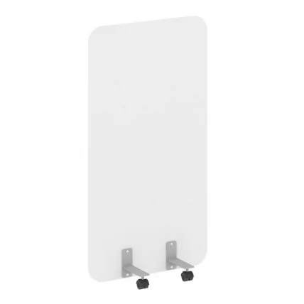 Перегородка на металлических опорах, на роликах Р-лине ДП.Р-80-150 Белый Бриллиант / R-line DP.R-80-150_0