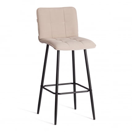 Барный стул Бари/Бари велюр, бежевый, 7, 45х56х110 см / Bari/Бари_0