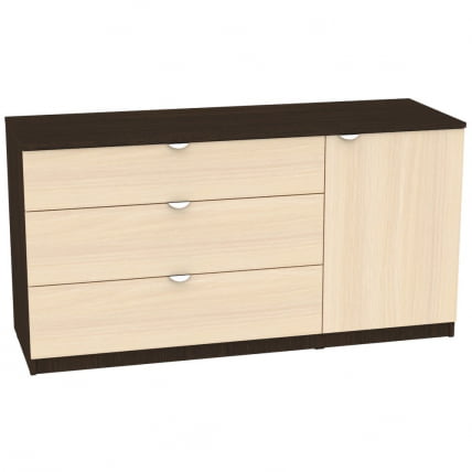 Комод Калисто(К49)699х1352х468ручкаторцеваяТР-2(Венге-ДМ) / Калисто(K49)699х1352х468ручкаторцеваяTR-2(Венге-ДМ)_0