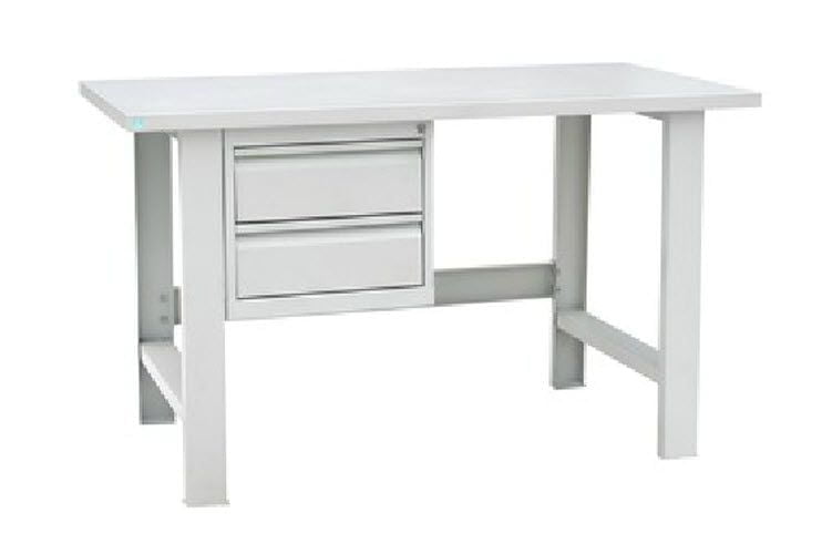 Верстак слесарный с 2-мя ящиками_0