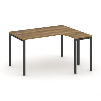 Стол эргономичный правый CОНCЕПТ CН.ОСА-002(Р) Сандал Янтарный Антрацит / CONCEPT CN.OSA-002(R)_0