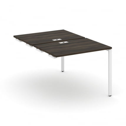 Двойной стол-приставка к опорным тумбам/шкафам CОНCЕПТ CН.ДСПР-001 Дуб Мали Белый / CONCEPT CN.DSPR-001_0