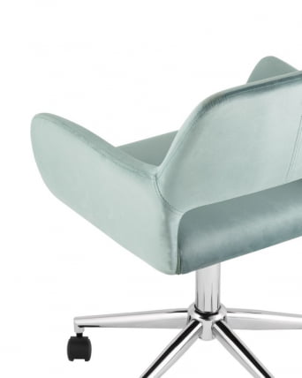 Кресло офисное РОСС велюр серо-зеленый / ROSS_1