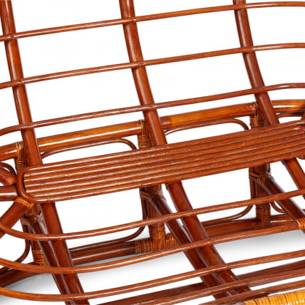 Диван МАМАСАН/МАМАСАН 23/02 В /с подушкой/ подушка 182х119 см, 169х102х80 см, Когнаc (коньяк), ткань, оранжевый, С 23 / MAMASAN/МАМАСАН W Cognac_8