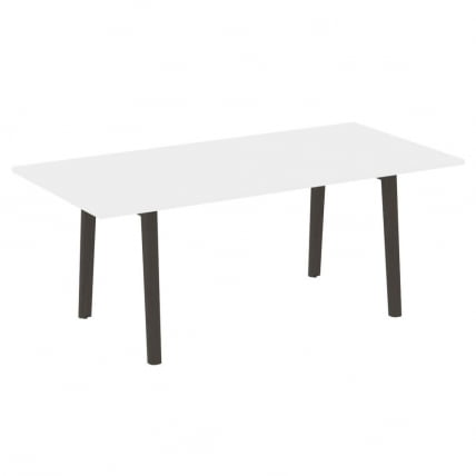 Стол переговорный ОНИКС ВООД ОВ.ПРГ-19 Белый Бриллиант/Темный / ONIX WOOD OW.PRG-19_0