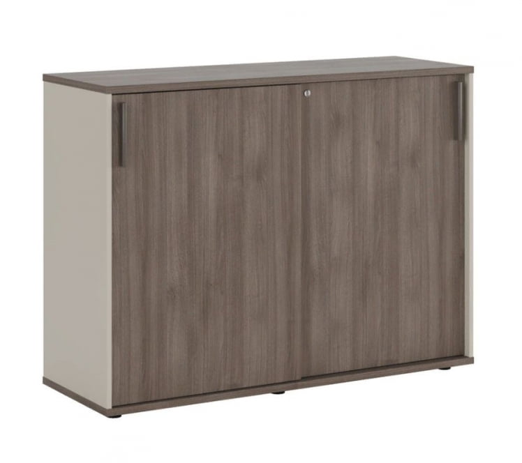 Тумба с раздвижными фасадами Нев Лине НЛН36334531 Дуб шамони темный / New Line NLN36334531_0