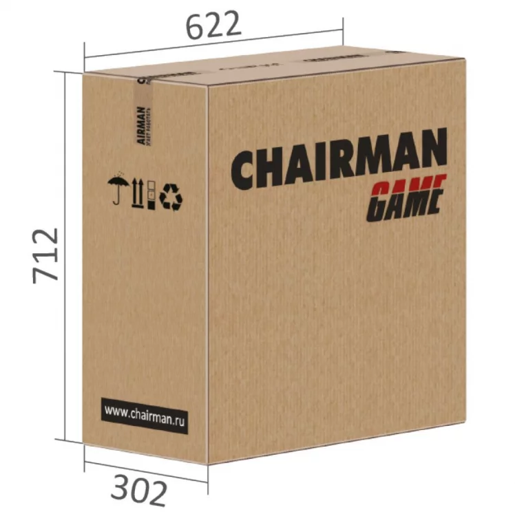 Кресло для геймеров CХАИРМАН ДРАЙВ (ГАМЕ) 9 Новое (НЕВ) Черный-оранжевый / CHAIRMAN (GAME) (NEW)_5