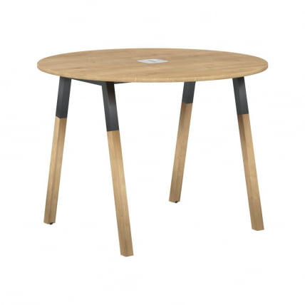 Конференц-стол Форта ФРСТ 1020 Дуб Гамильтон Черный графит / Forta FRST_0