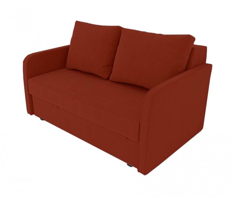 Диван Лоджия Велюр (Берхоусе) Цвет фасада: Оранж Велюто 27; Тип: Прямой; Материал фасада: Металл/Велюр / (Berhouse)_0