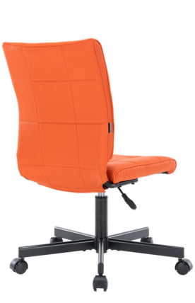 Кресло для персонала Еверпроф ЕП-300 Экокожа Оранжевый / Everprof EP-300_3