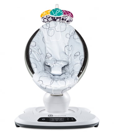 Электронное кресло-качалка 4Момс Мамароо 4.0 Серебро / 4Moms Mamaroo_9