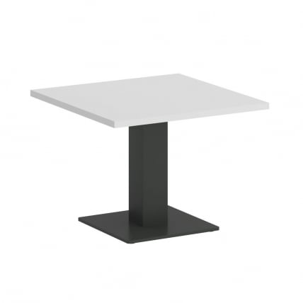 Стол журнальный квадратный ХОМЕ ОФФИCЕ ВР.СП-5-60.2Г Белый/Антрацит металл / HOME OFFICE VR.SP-5-60.2G_0
