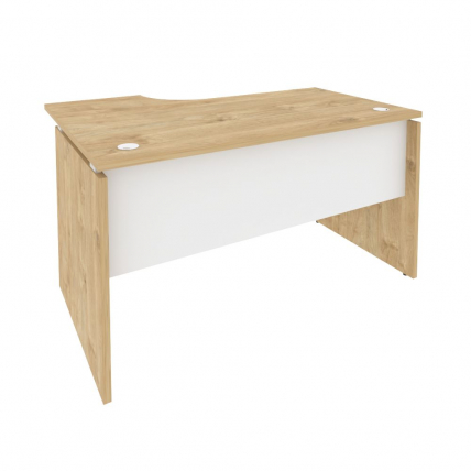 Стол эргономичный правый ОНИКС О.СА-2Р Тиквуд Светлый/Белый / ONIX O.SA-2R_0