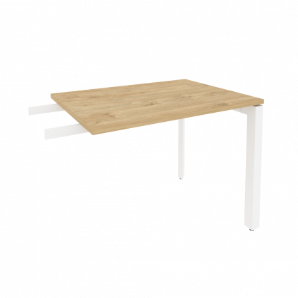 Брифинг-приставка на П-образном м/к ОНИКС О.МП-БР-9 Тиквуд Светлый/Белый / ONIX O.MP-BR-9_0