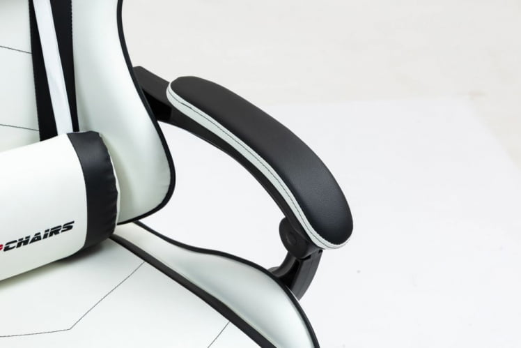 Кресло спортивное ТопЧаирс Шадов бело-черный / TopChairs Shadow_3