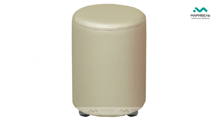 Пуфик «Александро» Кожа красная_0