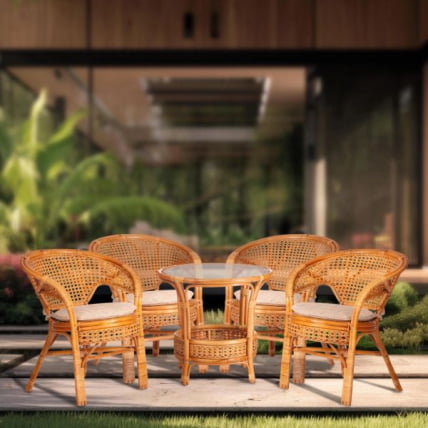 Кресло ПЕЛАНГИ 02/15 Б /с подушкой/ Мед / PELANGI B_3