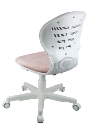 Кресло 1139 ФВ ПЛ Вхите велюр Блисс 08 розовый / FW PL White Bliss_5