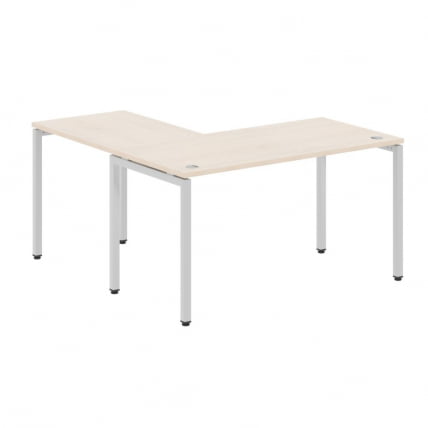 Стол угловой КСТЕН-С КССCТ 1415 Р Бук тиара/серый / XTEN-S XSCT R_0