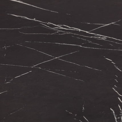 Стол обеденный ТИБИ нераздвижной ЛДСП, 68,6 х 110 х 75 см, Мрамор черный/Белый / TIBI_4