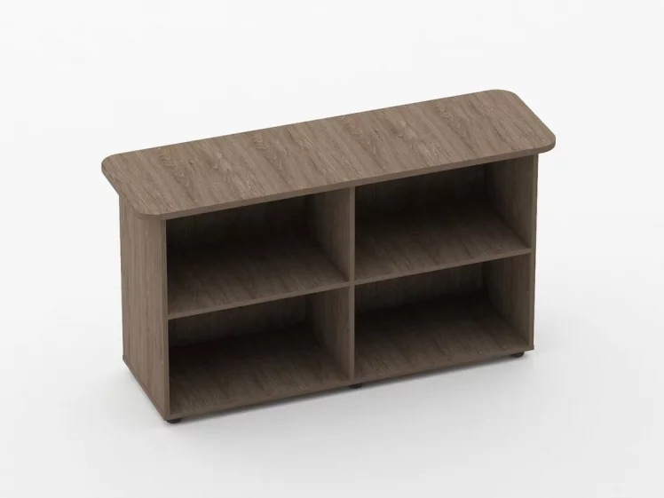 Тумба приставная к двум столам Глассй 3.18.14 Дуб Верцаска / Glassy_0