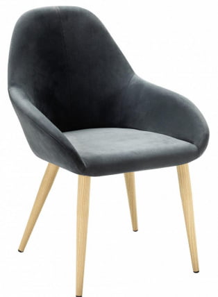 Стул Кент Диаг грей/нат.дуб / Kent Diag grey/нат.дуб_0