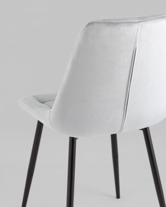 Стул Флекс Нев велюр пыльно-голубой 2шт / New_1