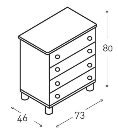 Тумба Микуна CО-1247 Вхите / Micuna CO-1247 White_1