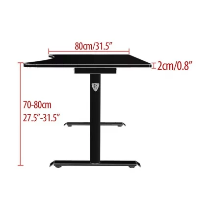 Геймерский стол Арена Гаминг Деск Пуре Блаcк / Arena Gaming Desk Pure Black_4