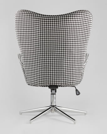 Кресло регулируемое Филадельфия Черно-белое_5