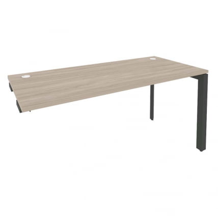 Стол-приставка на П-образном м/к к опорным элементам ОНИКС О.МП-СПР-4.7 Дуб Аттик/Антрацит / ONIX O.MP-SPR-4.7_0