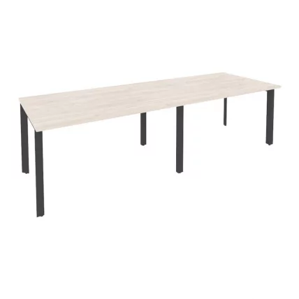 Стол переговорный (2 столешницы) ОНИКС О.МП-ПРГ-2.3 Денвер Светлый/Антрацит / ONIX O.MP-PRG-2.3_0