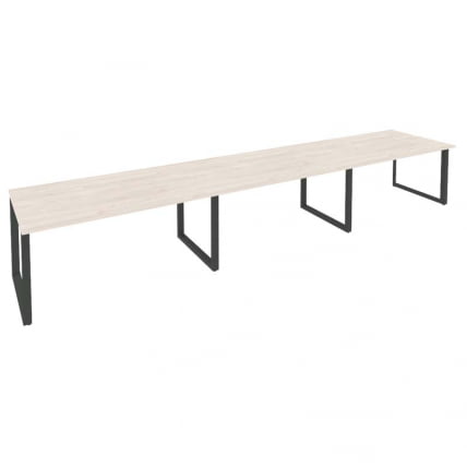 Стол переговорный (3 столешницы) ОНИКС О.МО-ПРГ-3.4 Денвер Светлый/Антрацит / ONIX O.MO-PRG-3.4_0