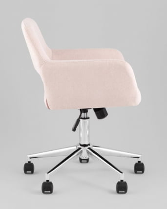 Стул офисный РОСС рогожка светло-розовый / ROSS_2