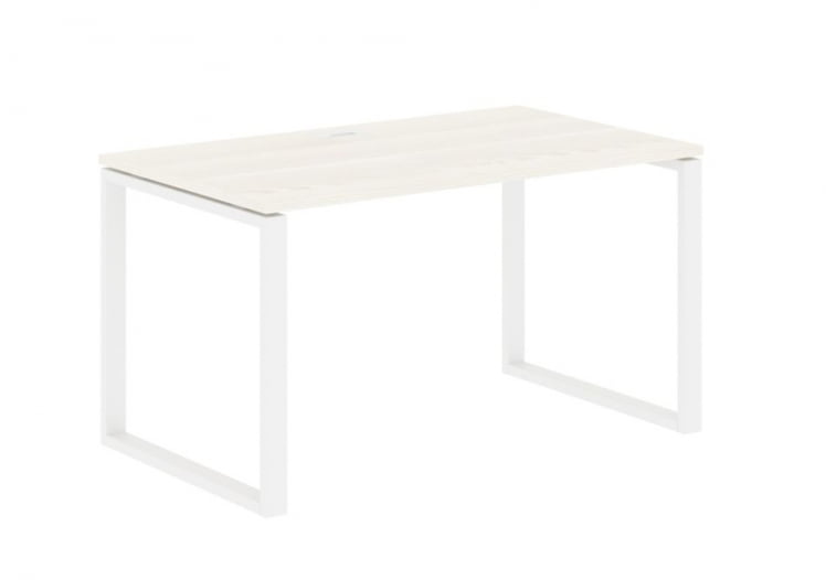 Стол письменный ЕДИС ЕКСТ 1380 Ясень Траун Белый / EDIS EQST_0