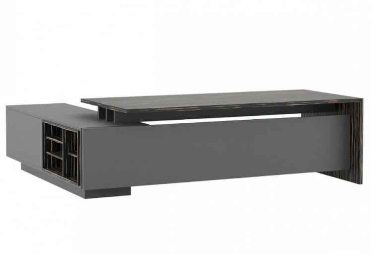 Стол письменный на опорной креденции ДЭЛИ ДЛИ37210312 Эбен Антрацит / DALI DLI37210312_0