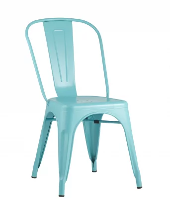 Стул ТОЛИКС с высокой спинкой Голубой матовый / TOLIX_0