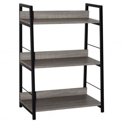 Стеллаж на металлокаркасе БРАБИКС ЛОФТ СХ-002 Дуб антик / BRABIX LOFT SH-002_3