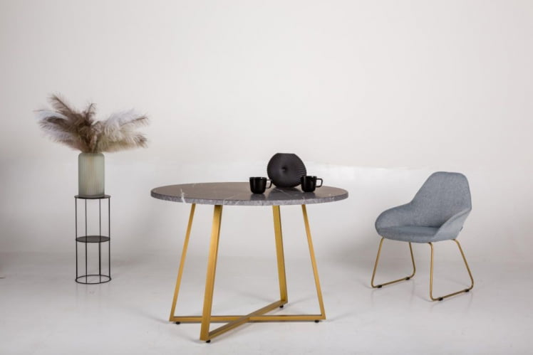 Стул Кент (С) Розов/Линк Золото / Kent_6