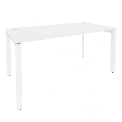 Стол рабочий на П-образном м/к ОНИКС О.МП-СП-4.8 Белый Бриллиант / ONIX O.MP-SP-4.8_0