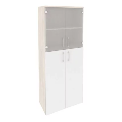 Шкаф высокий широкий ОНИКС О.СТ-1.7 Денвер Светлый/Белый / ONIX O.ST-1.7_0