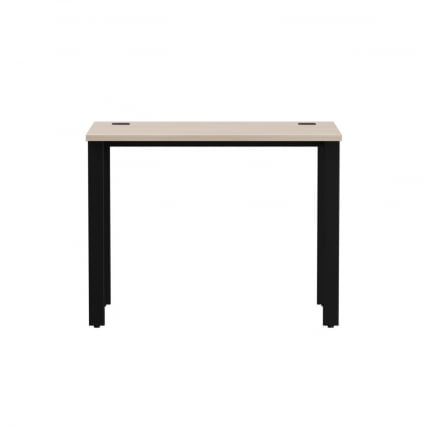 Стол прямой на металлокаркасе, опоры 90 гр Еверпроф ЕВО 254С005 Дуб Соната Черный / Everprof EVO 254S005_1